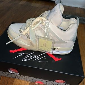 Off-White Sail Jordan 4’s